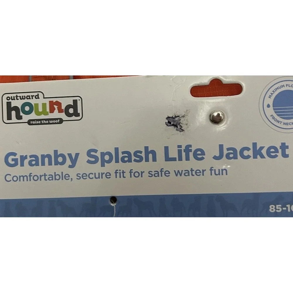New Outward Hound Granby Life Jacket X-large Dogs 85 - 100 Lbs/Girth 33-44 inch